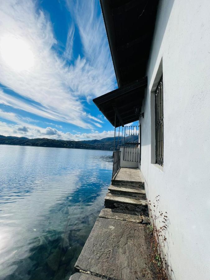 Boat House Facing The Lake Orta San Giulio Exterior foto